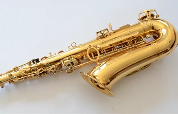 Pagamintas Japonijoje 875 Profesinės Alto Lašas E Saksofonas Aukso Alto Saksofonas su grupės kandiklio Nendrių Aglet Daugiau Paketą paštas