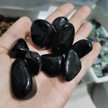 20-30mm Natūralus Juodas obsidianas Krito akmens, poliruoto mineralinių kristalų akmenys
