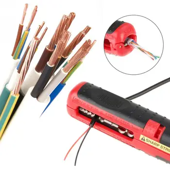 1 VNT Daugiafunkcinis Vielos Išmontavimo Įrankis Elektrikas Kabelis Išmontavimo Cutter Wire Stripper Vertus Nuėmimo Įrankis