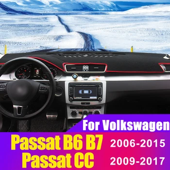Automobilio prietaisų Skydelio Apima Kilimėlis Išvengti Šviesos Mygtukai Prietaisų Skydelis Kilimai Volkswagen VW Passat B6 B7 2006-Passat CC 2009-2017