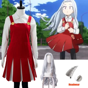 Anime Boku no Mano Herojus akademinės bendruomenės Season4 Eri Cosplay Kostiumų Vienodas Dress Helovinas Kostiumas Perukas kojinės