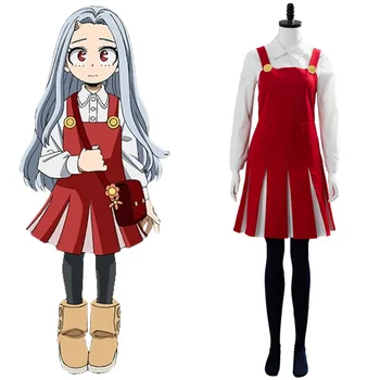 Anime Boku no Mano Herojus akademinės bendruomenės Season4 Eri Cosplay Kostiumų Vienodas Dress Helovinas Kostiumas Perukas kojinės
