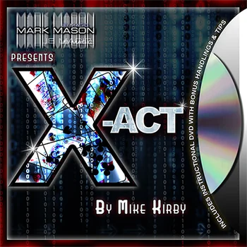 X-Act (Gudrių Ir Internete Instrukcijas) Mike Kir,Nemokamas Pristatymas Magija,Magija Rekvizitai Etape,Priedais Rinkinys Magic