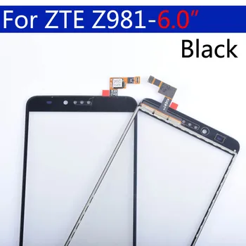Už ZTE ZMax Pro Z981 Jutiklinio Ekrano Skydelis skaitmeninis keitiklis Jutiklis Priekinio Stiklo Išorinio Touchscreen Pakeitimo 6.0 colių