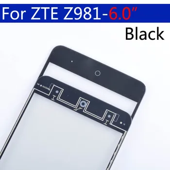 Už ZTE ZMax Pro Z981 Jutiklinio Ekrano Skydelis skaitmeninis keitiklis Jutiklis Priekinio Stiklo Išorinio Touchscreen Pakeitimo 6.0 colių