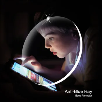 Anti-Blue Ray Objektyvas Laisvos Formos Palaipsniui Recepto Optinis Objektyvas Akiniai Po UV Blue Blocker Objektyvas Už Akių Apsauga Karšto