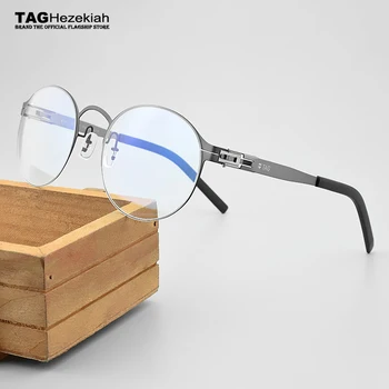 Apvalūs akiniai, rėmeliai moterų rėmo laipsnį akiniai vyrų ŽYMEKLĮ Prekės Trumparegystė kompiuterių optiniai akinių rėmeliai originalo langelyje derliaus