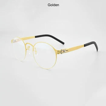 Apvalūs akiniai, rėmeliai moterų rėmo laipsnį akiniai vyrų ŽYMEKLĮ Prekės Trumparegystė kompiuterių optiniai akinių rėmeliai originalo langelyje derliaus